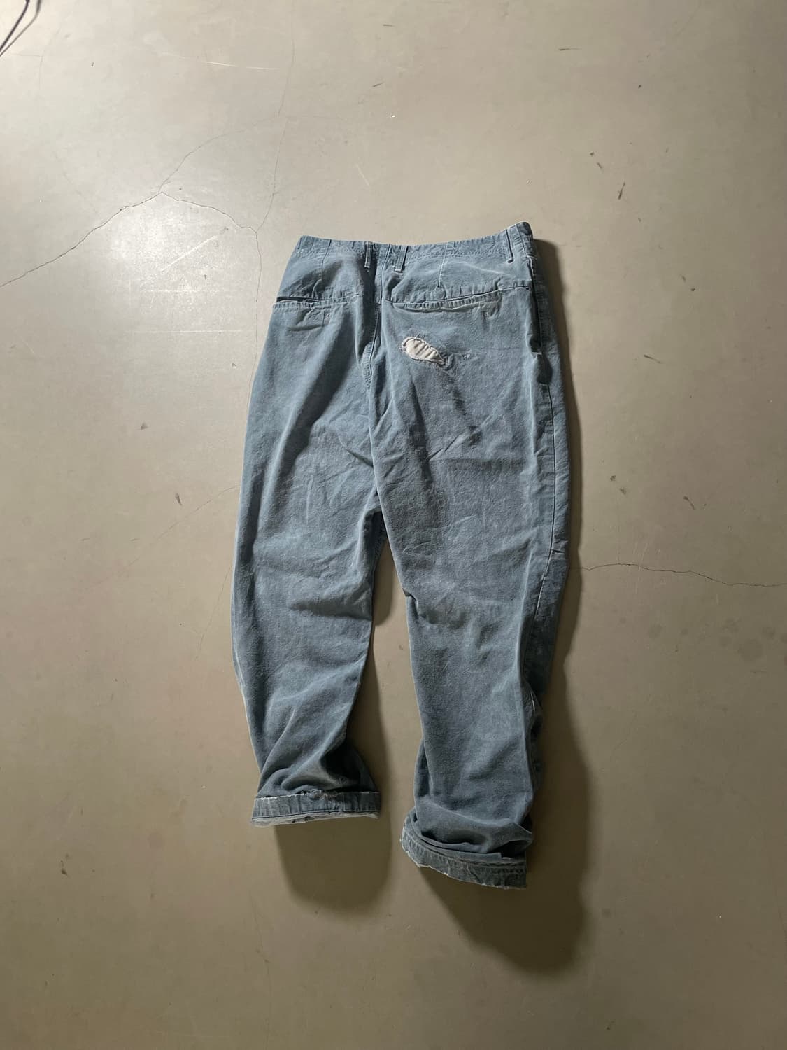 KZ Atelier Vintage Destroyed Work Pants 상품이미지4