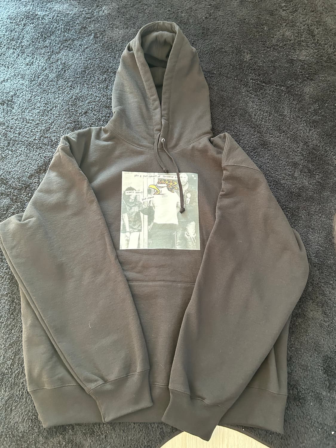 슈프림 안티히어로 후드 스웨트셔츠 블랙 - 25FW 상품이미지1