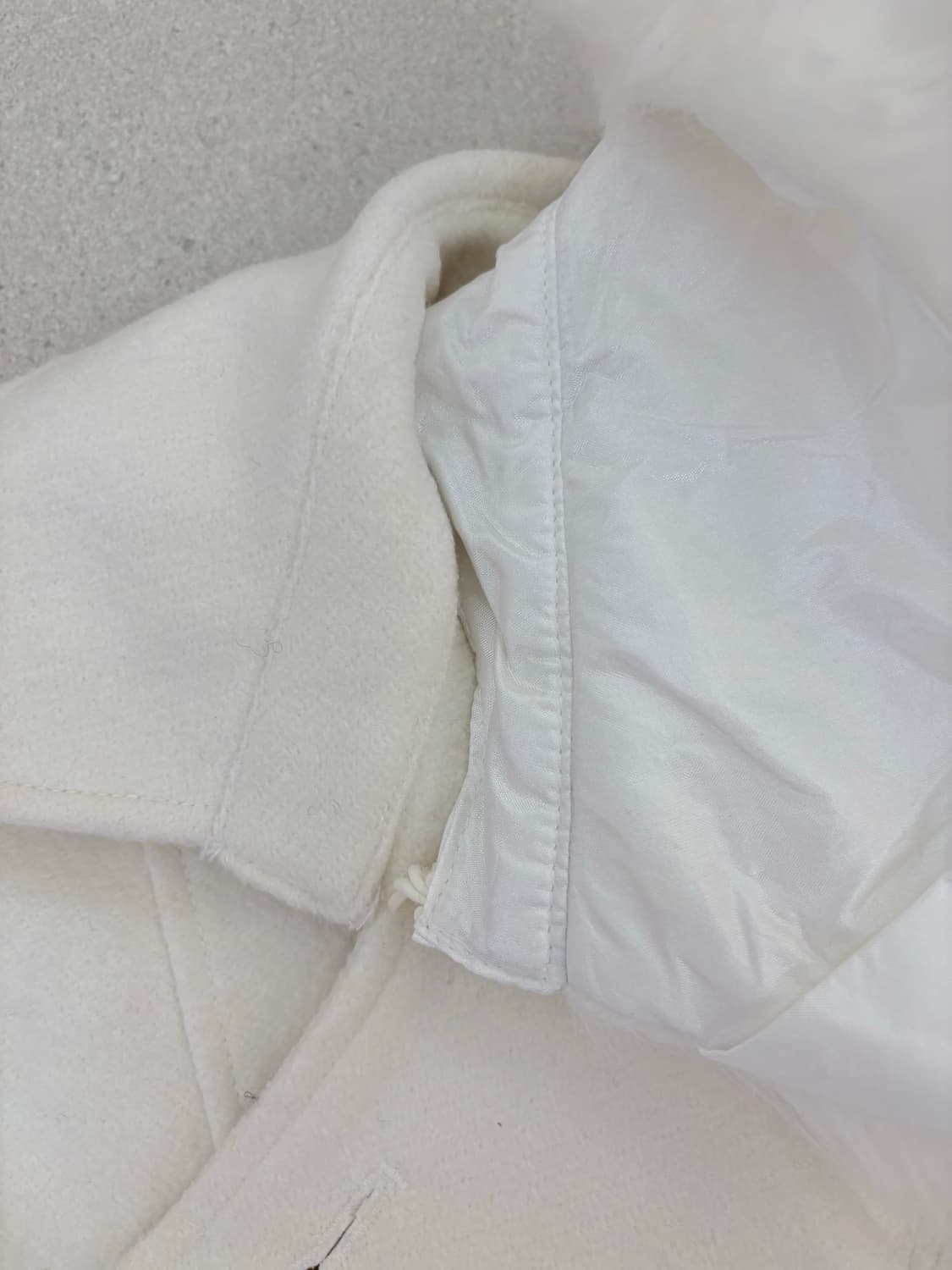 리즈리사 아이보리 플리츠 코트 상품이미지7