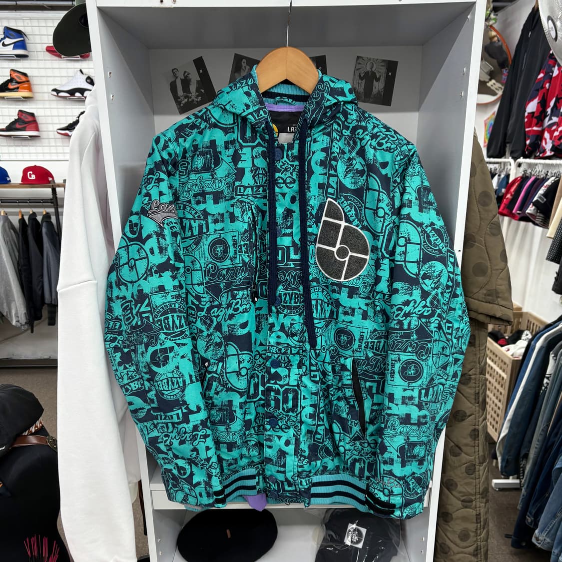 (L) 레이지비 올오버 프린팅 올드스쿨 스키 점퍼 상품이미지1