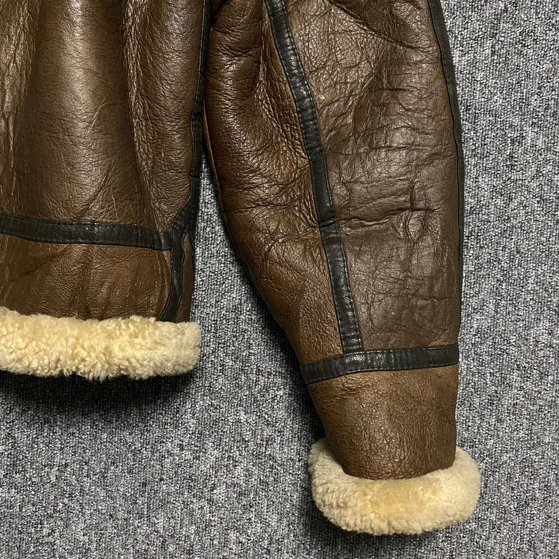 🌊Young B-3 Sheepskin mouton jacket 상품이미지5