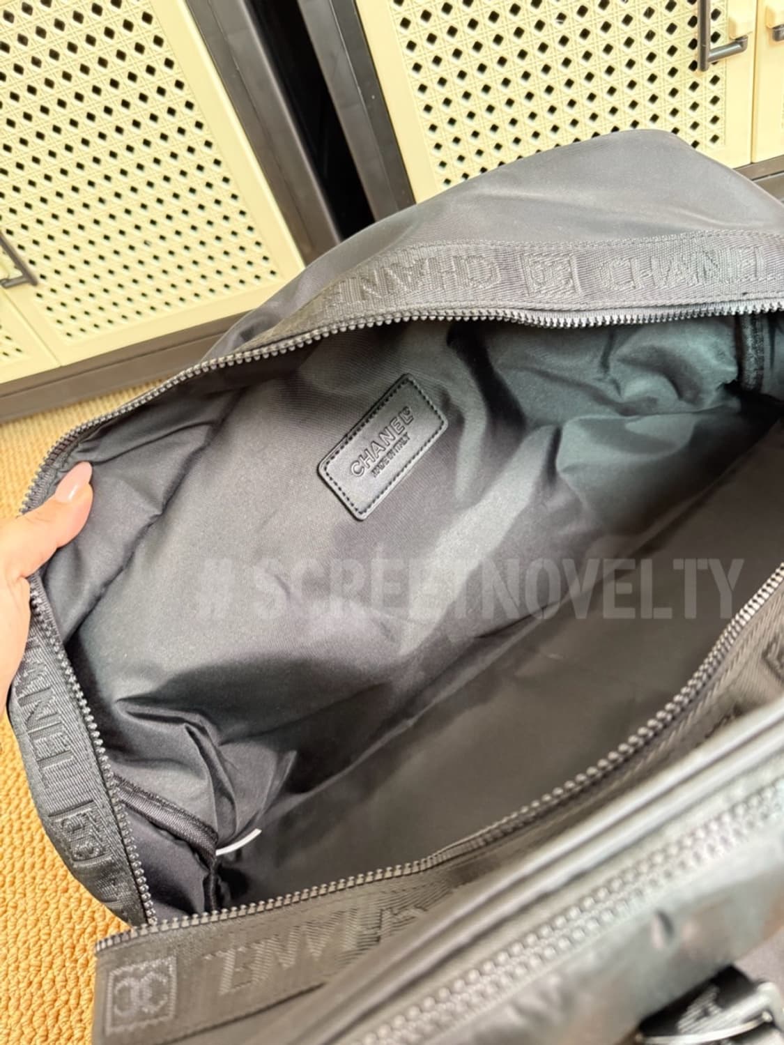 샤넬뷰티 보스턴백 여행가방 블랙 무료배송 상품이미지9