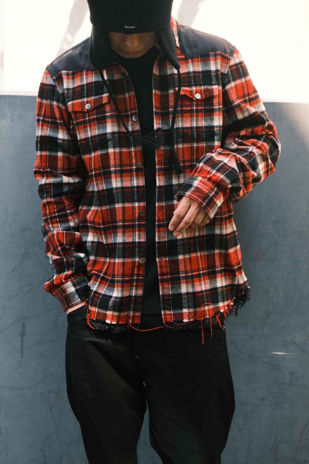 언더커버 15FW 플란넬 체크 셔츠자켓 상품이미지3
