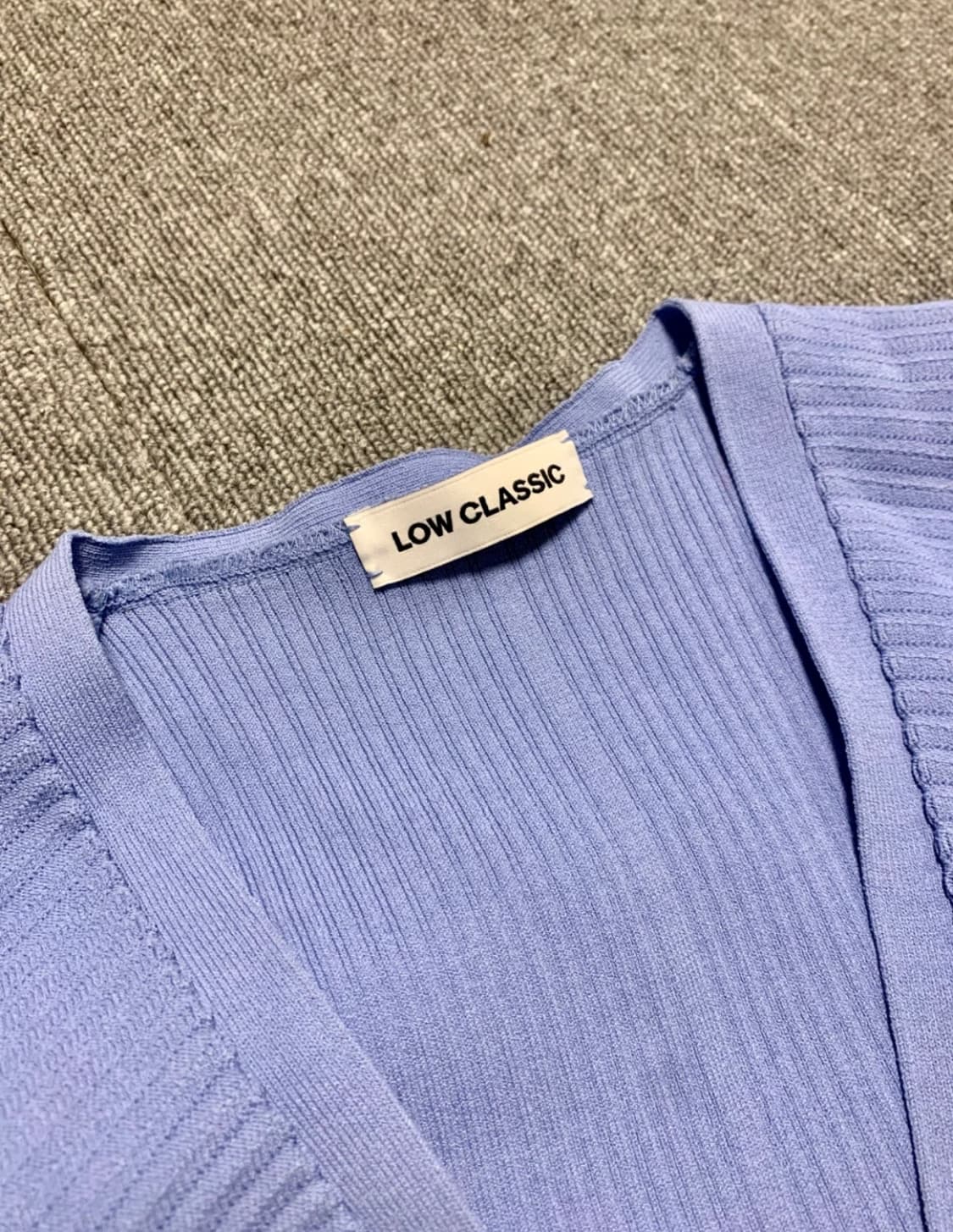 로우클래식 크롭 가디건 상품이미지1