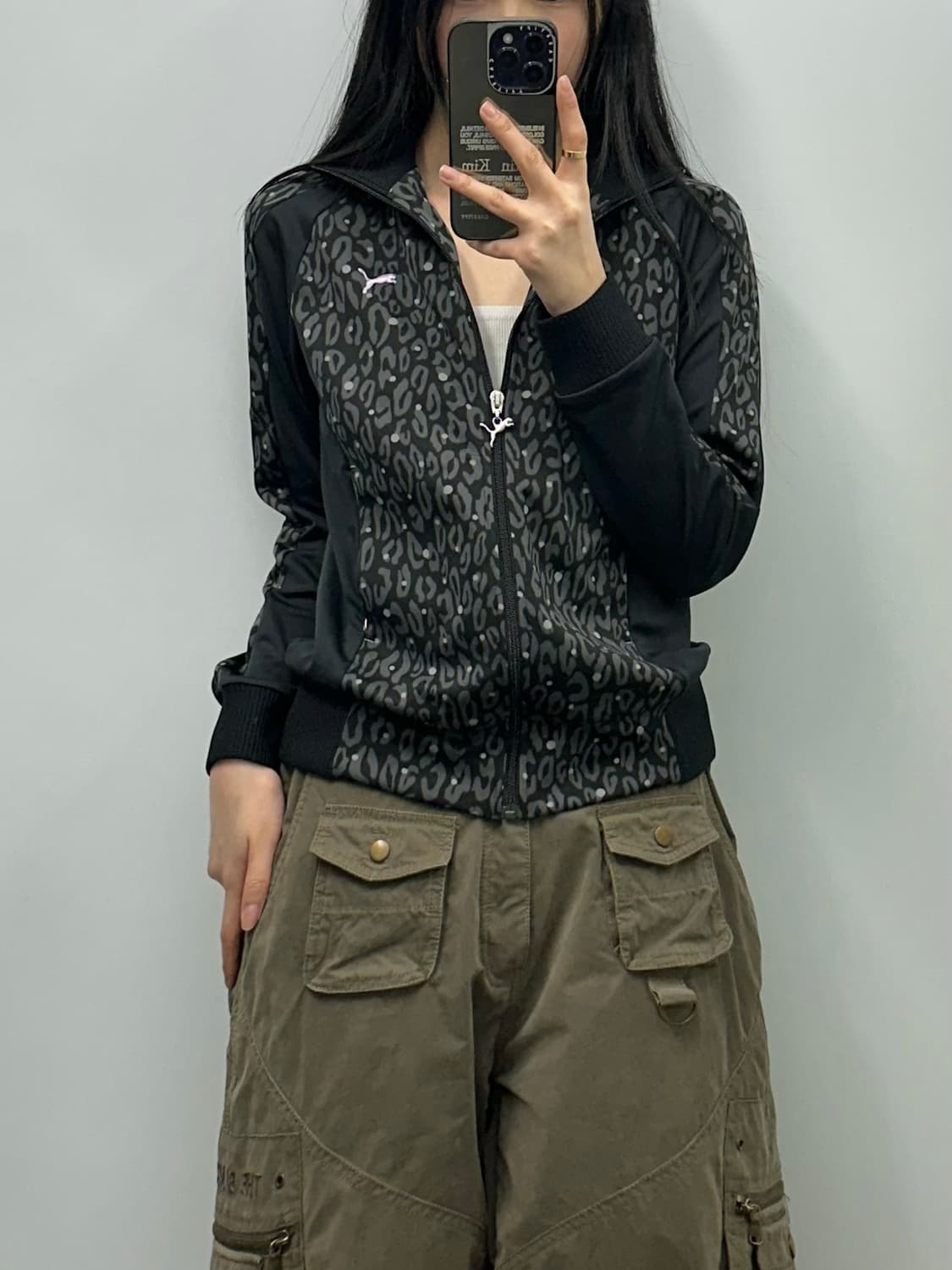 푸마 자수로고 패턴 트랙탑 져지 상품이미지1