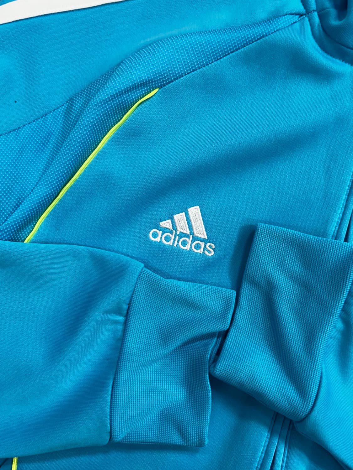 아디다스 스카이블루 트랙탑 져지 M 상품이미지6
