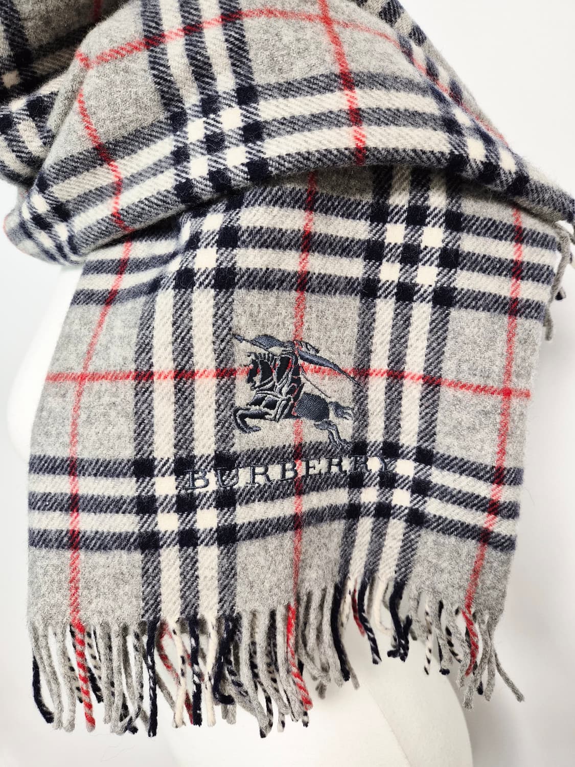 버버리 그레이 노바체크 머플러 목도리 블랭킷 상품이미지2