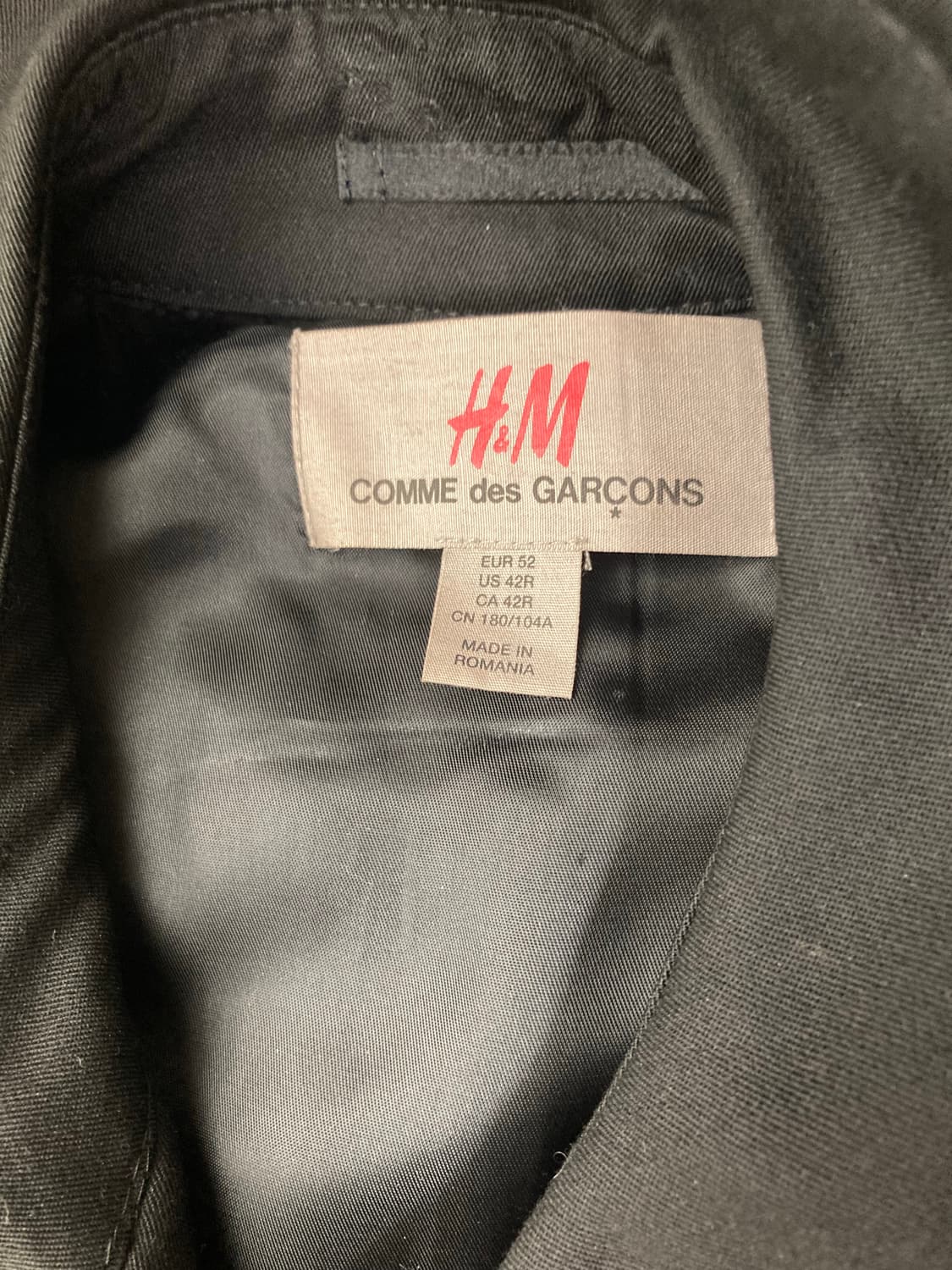 꼼데가르송 H&M 나폴레옹 트렌치코트 상품이미지4