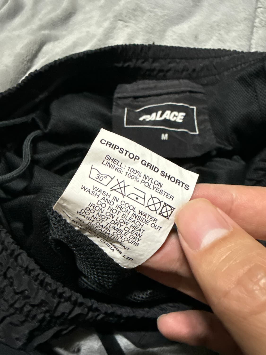 팔라스 크립스탑 그리드 쇼츠 블랙 M 상품이미지5