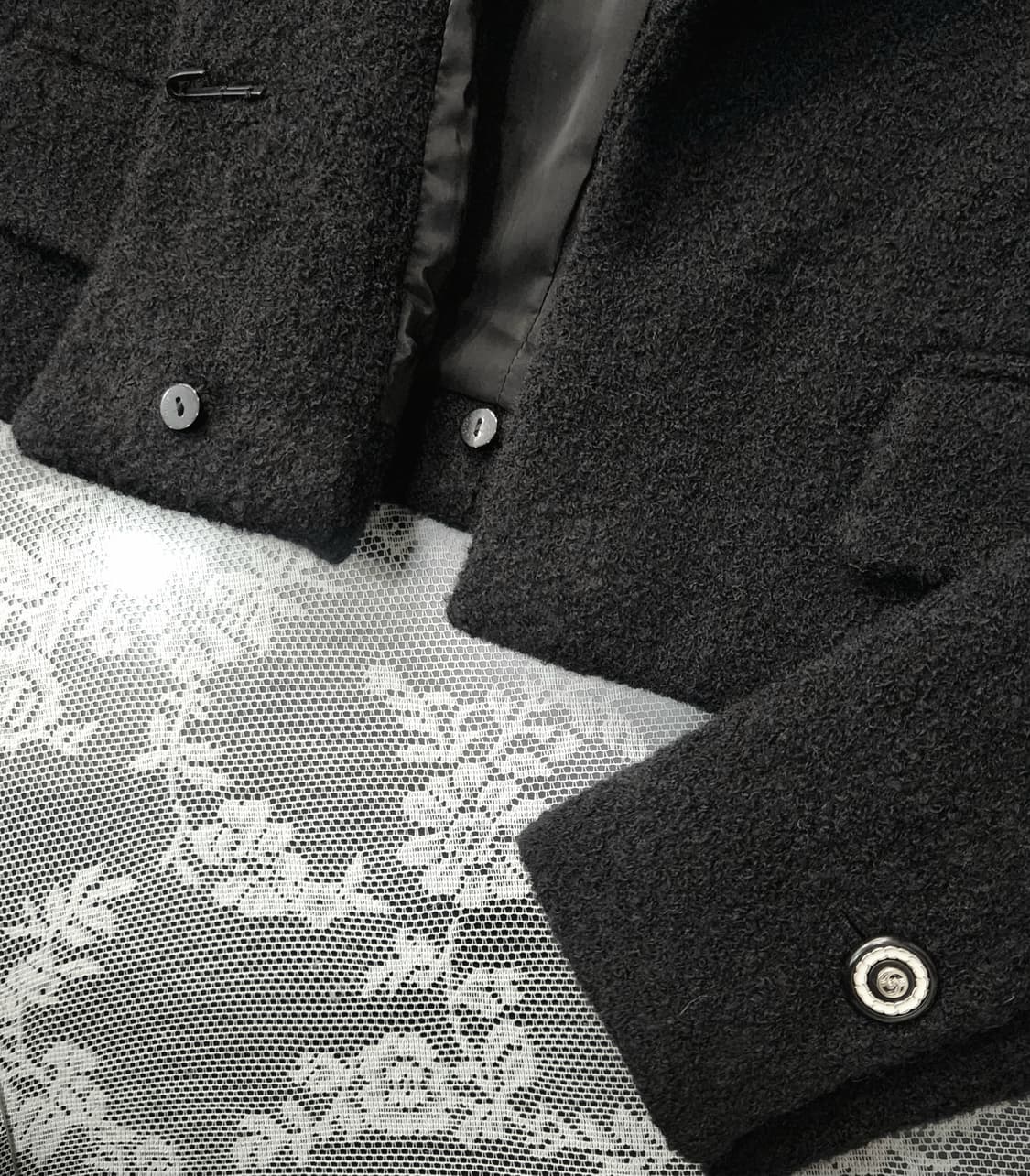 (새상품)에고이스트 부클 크롭자켓55 상품이미지5