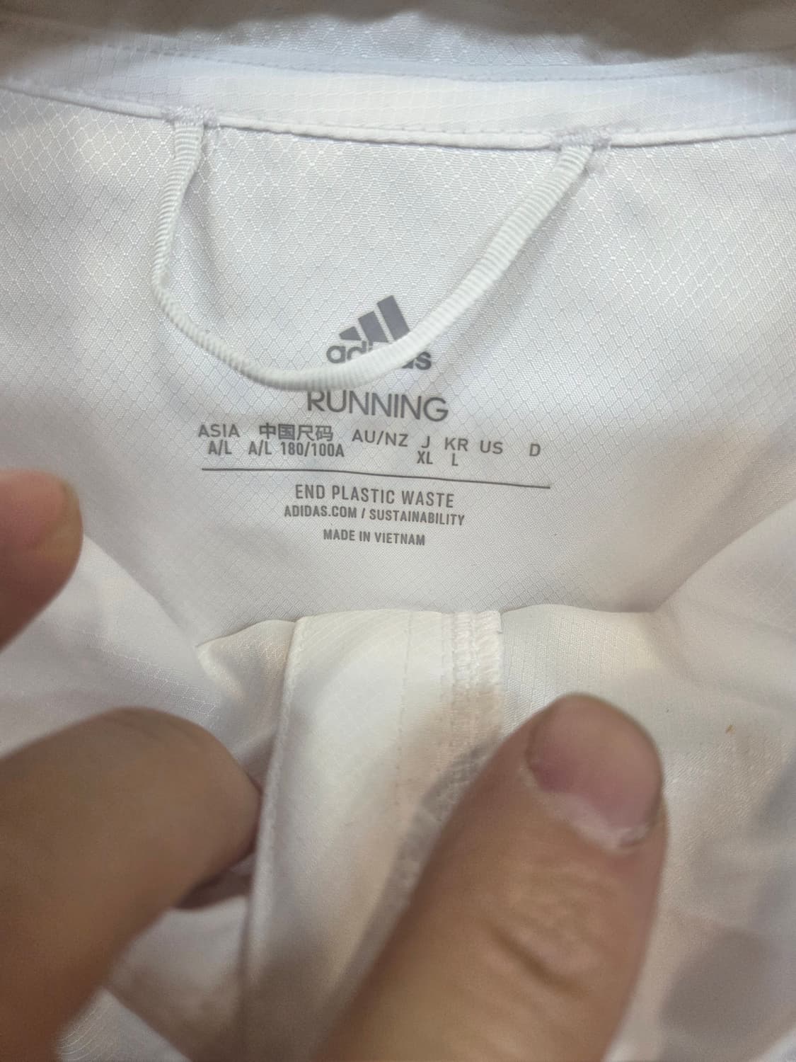 아디다스 아이콘스 아노락 삼선 스카치 후드 러닝자켓 L 상품이미지3