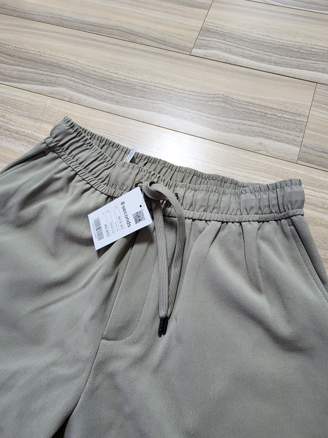 에잇세컨즈허리밴딩기모팬츠바지m사이즈 상품이미지4