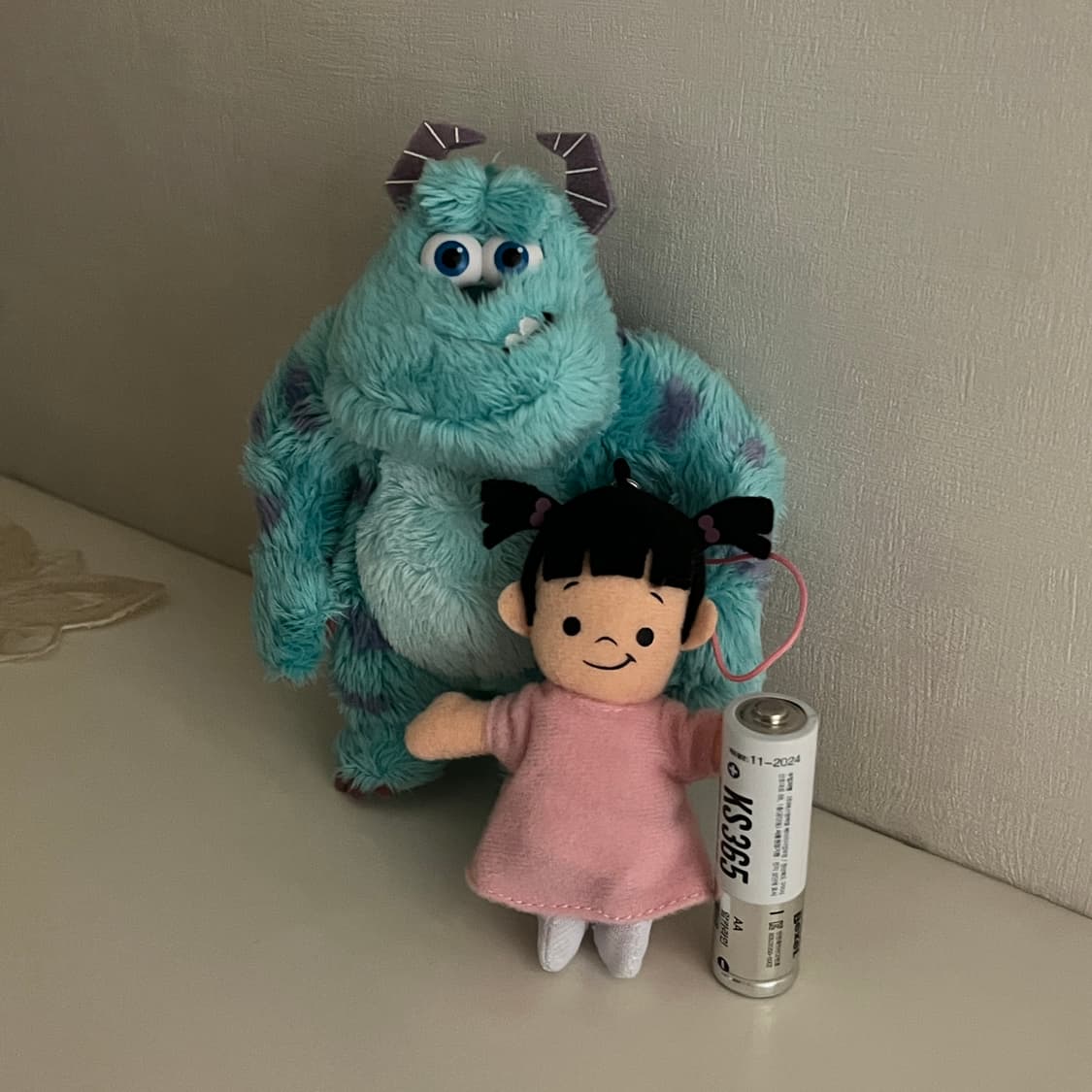 디즈니 픽사 몬스터주식회사 설리반 & 부 인형 키링 세트 상품이미지3