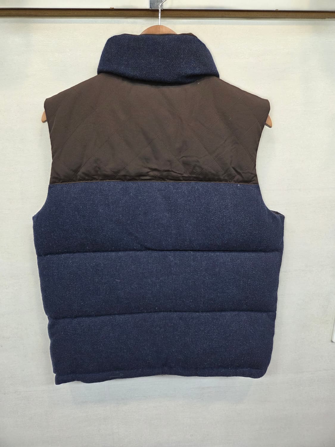 노스페이스 화이트라벨 헤링본 울 구스다운 패딩조끼 m 상품이미지2