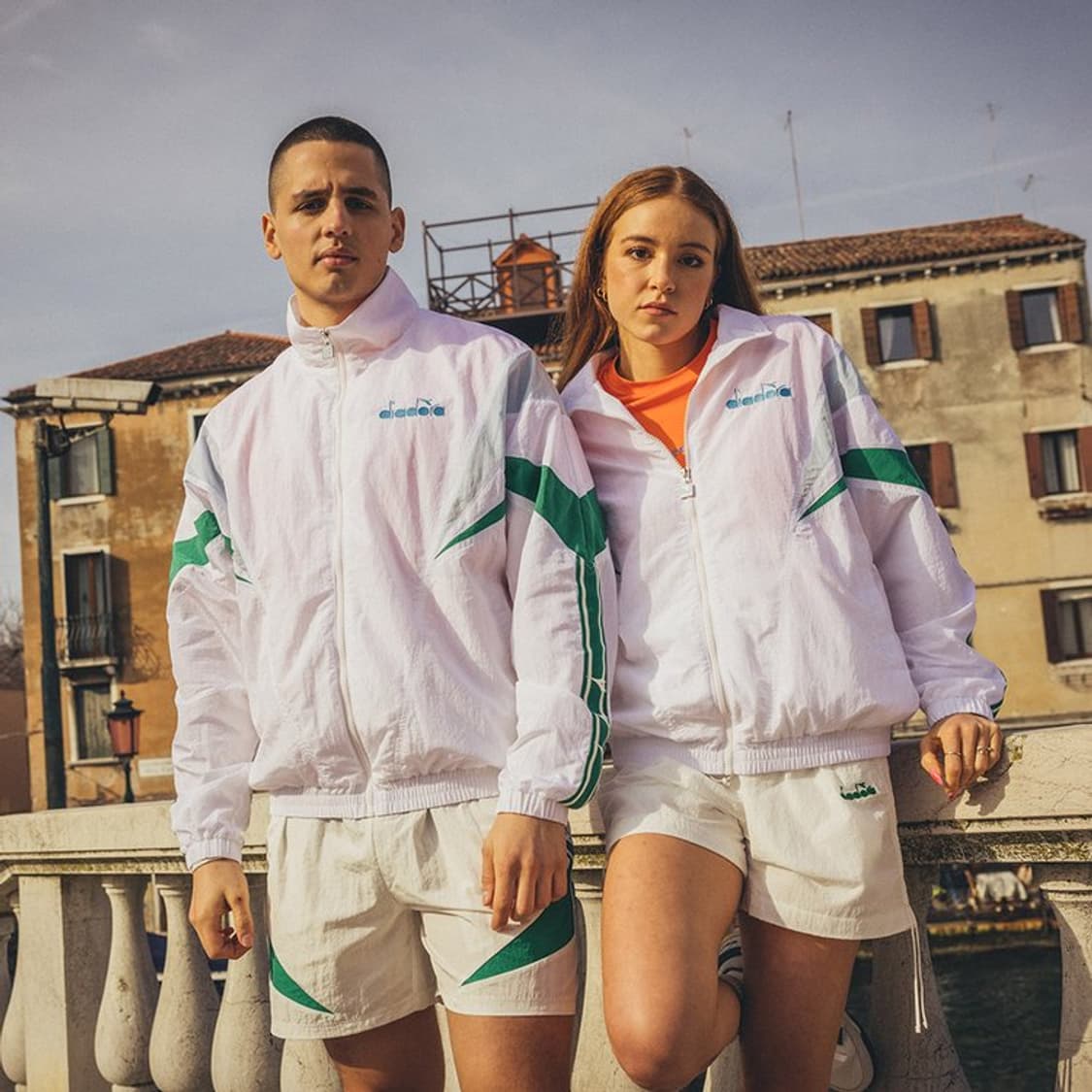 Diadora 디아도라 그랜드슬램 자켓 화이트 상품이미지1