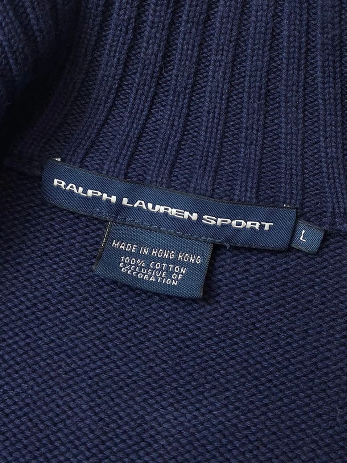 폴로 랄프로렌 00s 코튼 니트 집업 가디건 PN5428 상품이미지7