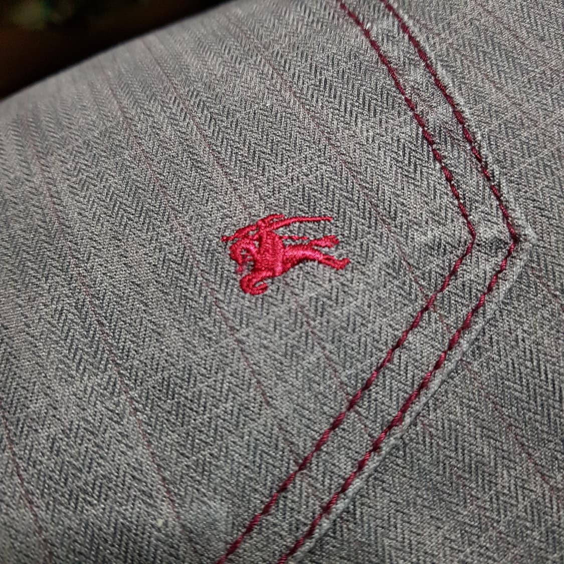 32/ 버버리 / 블랙라벨 일본판 / 정품 그레이 면팬츠/ 414-토5 상품이미지5