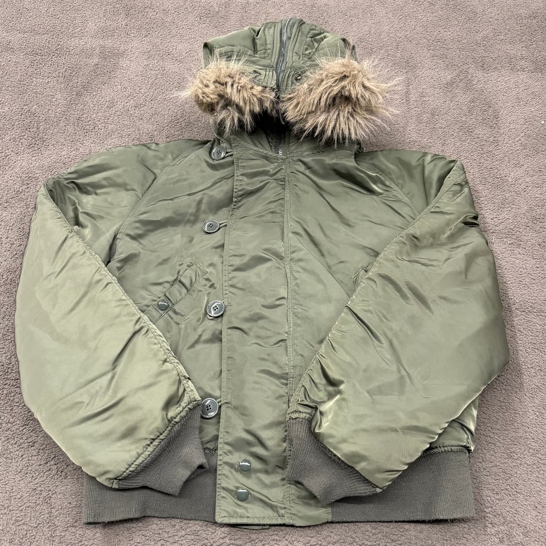 [정품/L] 알파 인더스트리 N-2B 플라이트 붐버 자켓 c1 상품이미지2