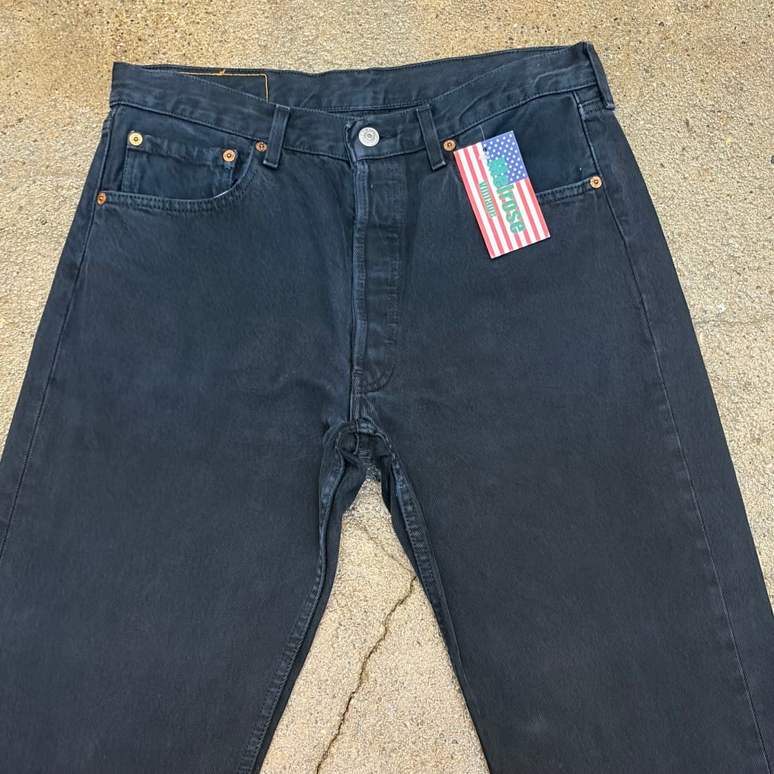 90s 빈티지 리바이스 501 블랙진 청바지 상품이미지2