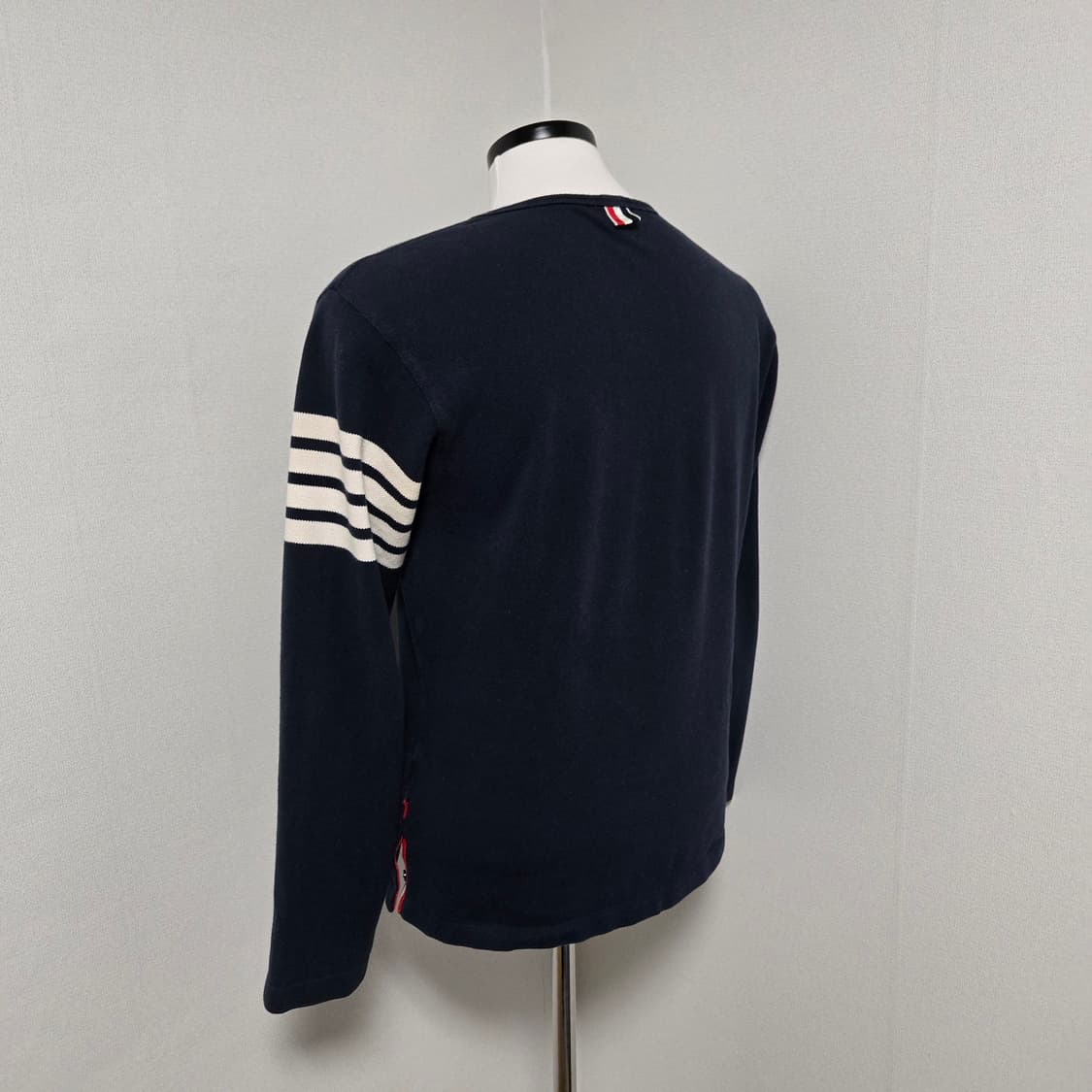 톰브라운 네이비 코튼 롱슬리브 니트 / 남성 니트/ 남자 롱슬리브  상품이미지10