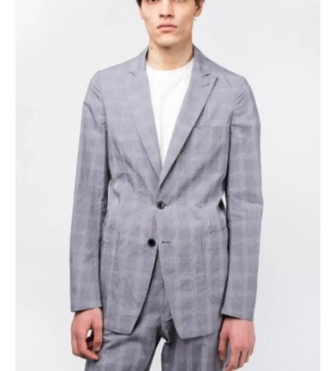 드리스반노튼 체크 블레이저 자켓 상품이미지1