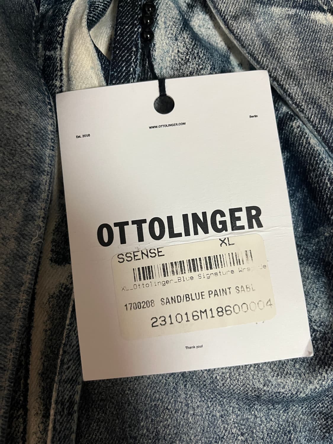 [XL] 오토링거 시그니처 랩 데님 팬츠 상품이미지4