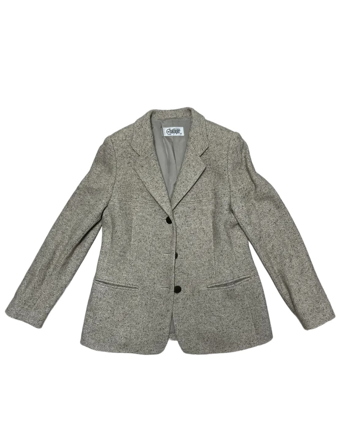 Herringbone beige jacket 상품이미지1