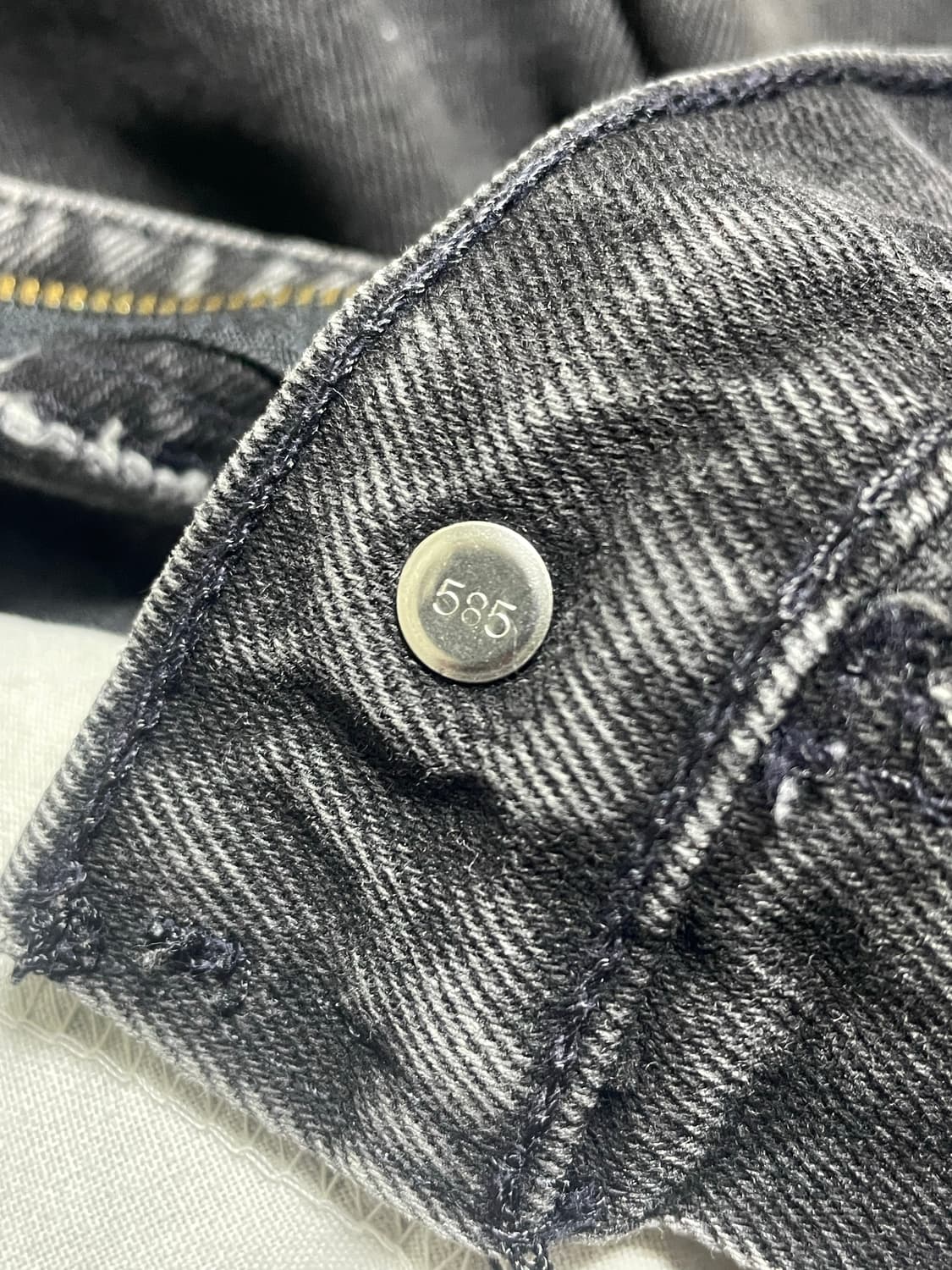 빈티지 90s 리바이스 505 블랙 (USA) 상품이미지8