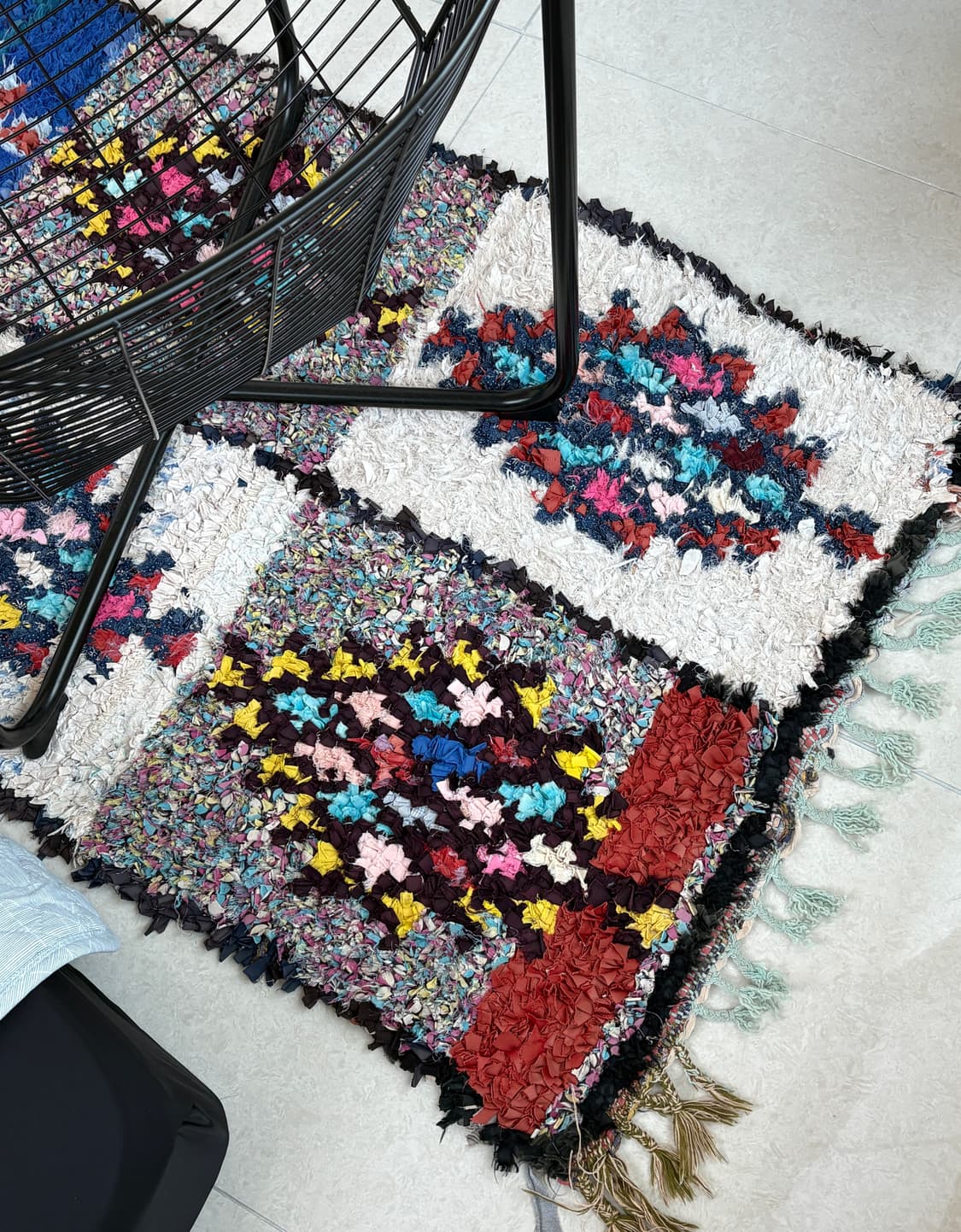 모로칸 빈티지 브루쉐이트 러그 상품이미지3