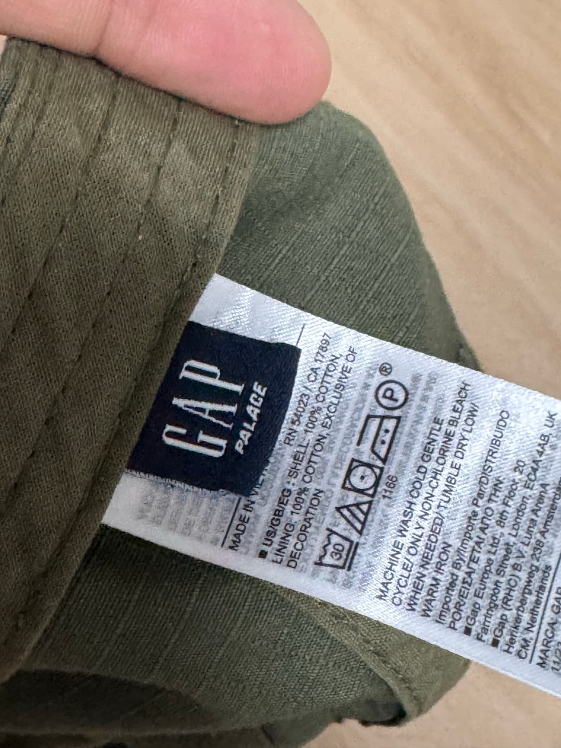 팔라스 갭 볼캡 모자 상품이미지3