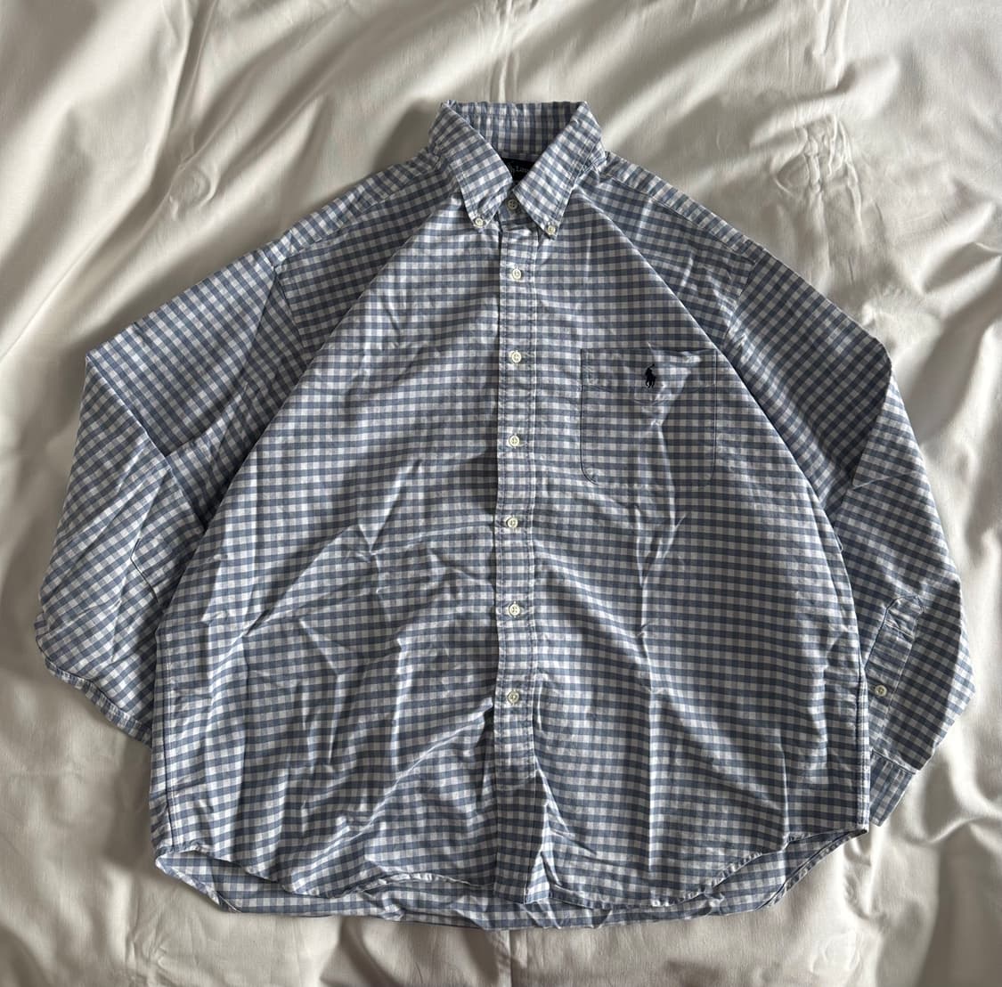 [XL] 폴로 랄프로렌 빅셔츠 깅엄체크 셔츠 상품이미지1