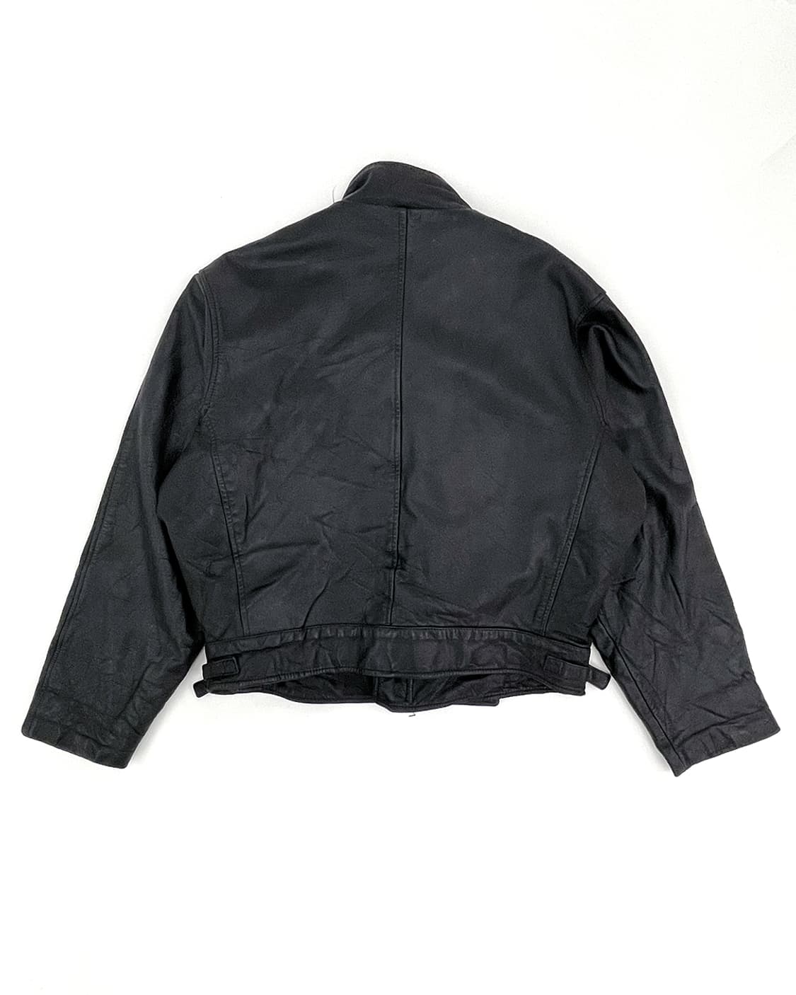 90s 스웨덴군 모터사이클 레더 자켓 리프로덕션 상품이미지8