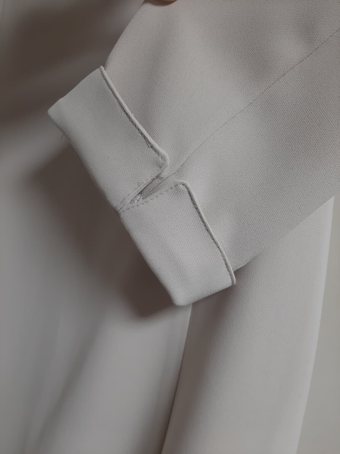 하트넥 크림 아이보리 화이트 머메이드 원피스 상품이미지2