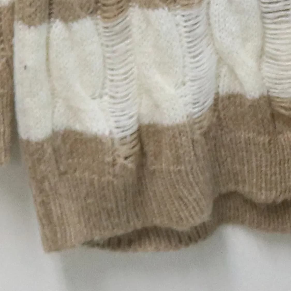 ANK ROUGE  스트라이프 롱 꽈배기 니트  64388 상품이미지6