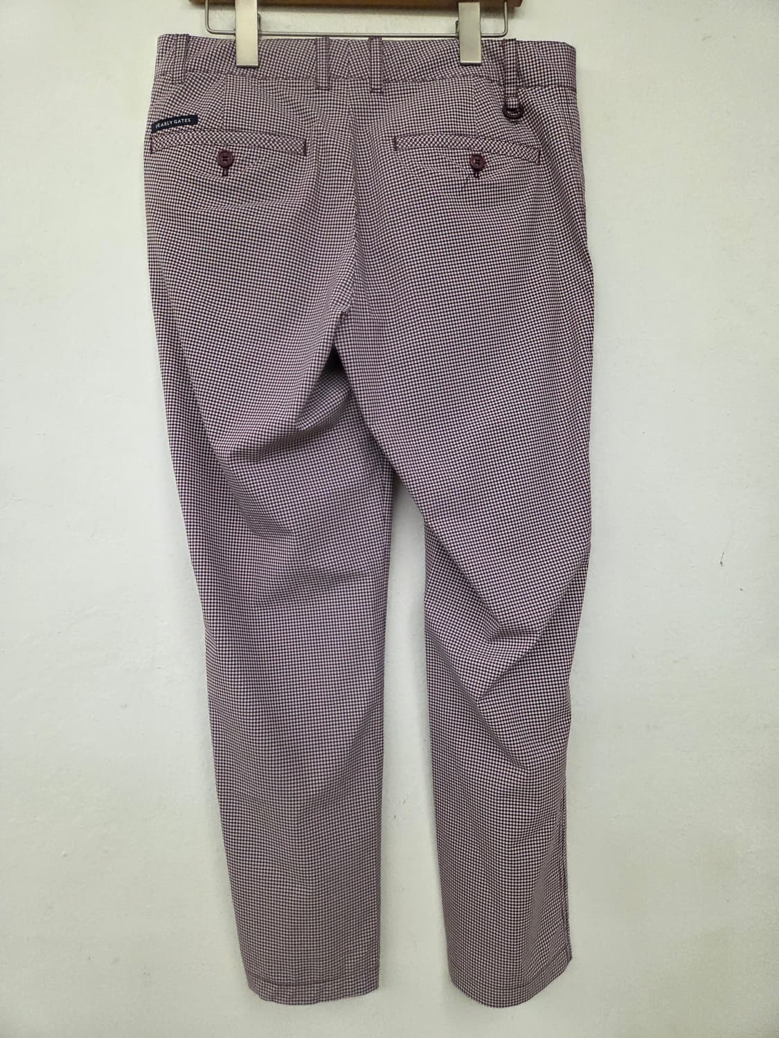 파리게이츠 체크 패턴 골프바지 4사이즈 상품이미지4