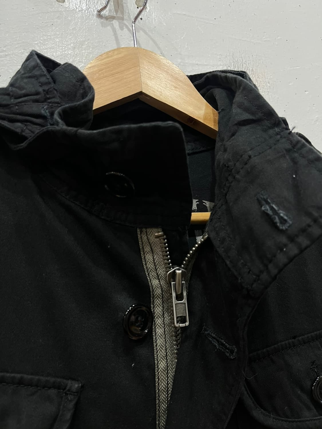 스미스아메리칸 밀리터리 자켓 블랙 M 상품이미지3