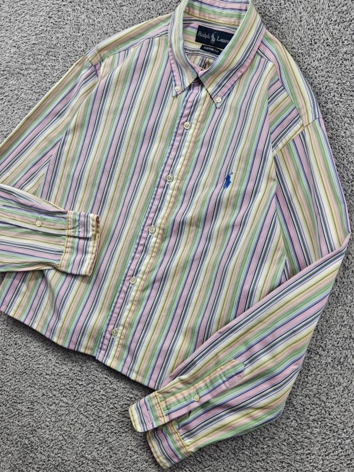 폴로랄프로렌 크롭 커스텀 멀티스트라이프 셔츠 ( S추정 ) / 11664 상품이미지6
