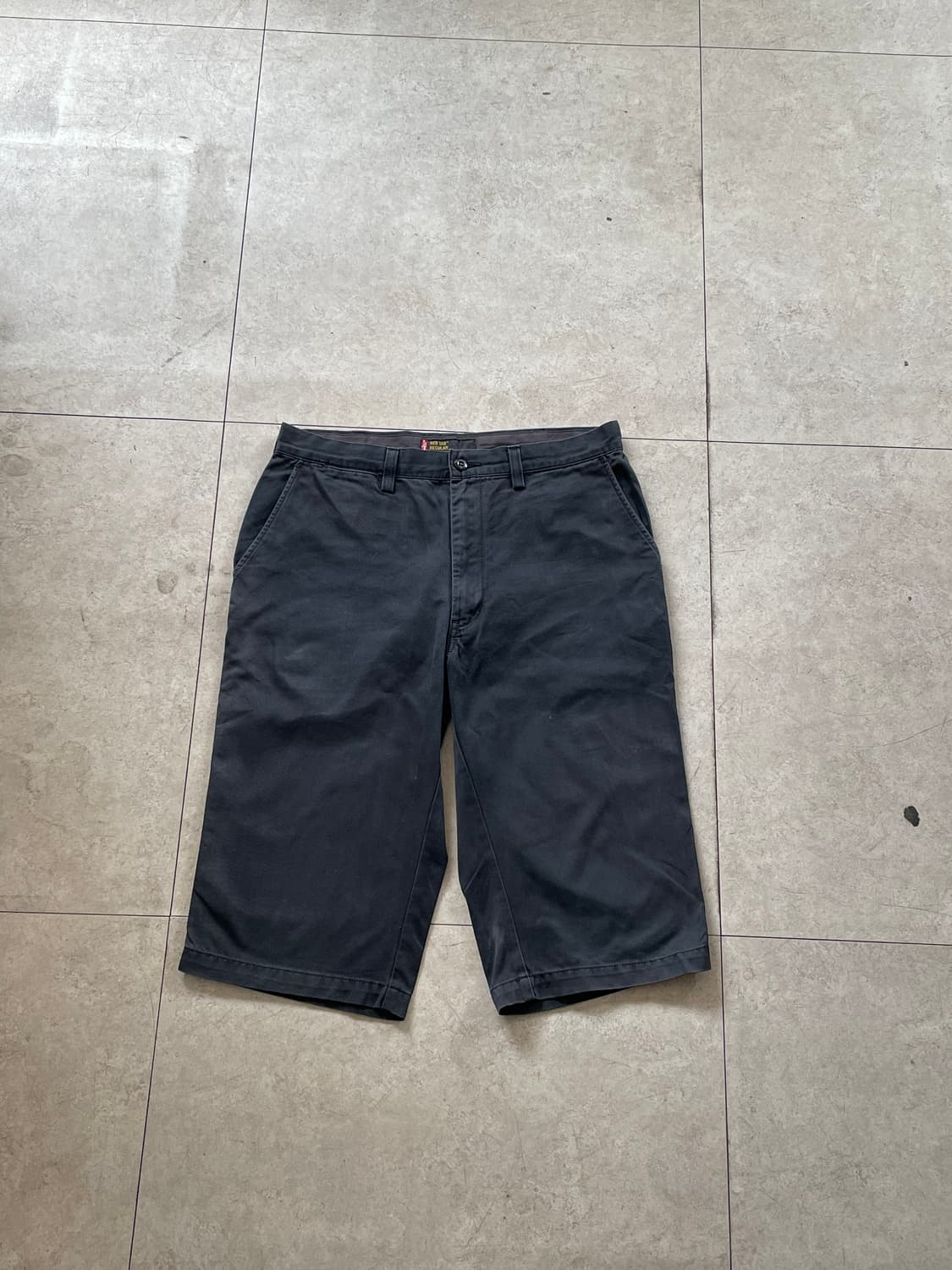 리바이스 503 레귤러핏 치노 블랙 반바지 상품이미지6