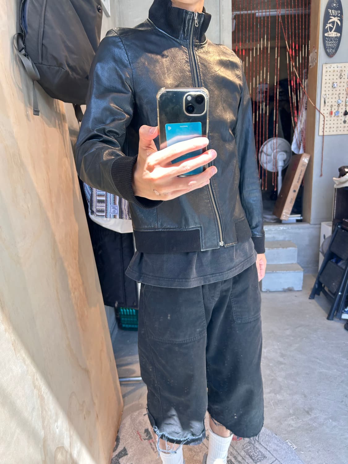 염소가죽 레더블루종자켓 GoatLeather 상품이미지2