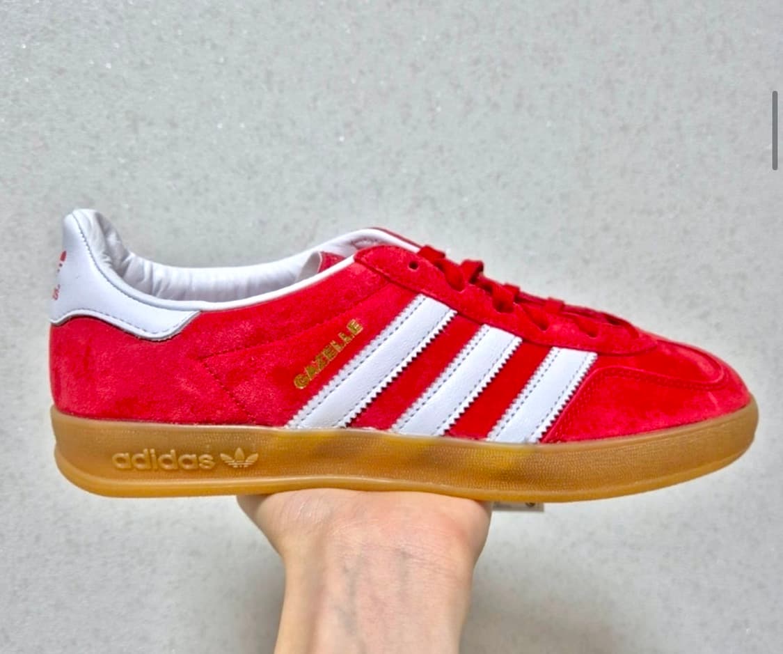 (265)(새상품)아디다스 스니커즈 가젤 인도어 스칼렛 레드 상품이미지2