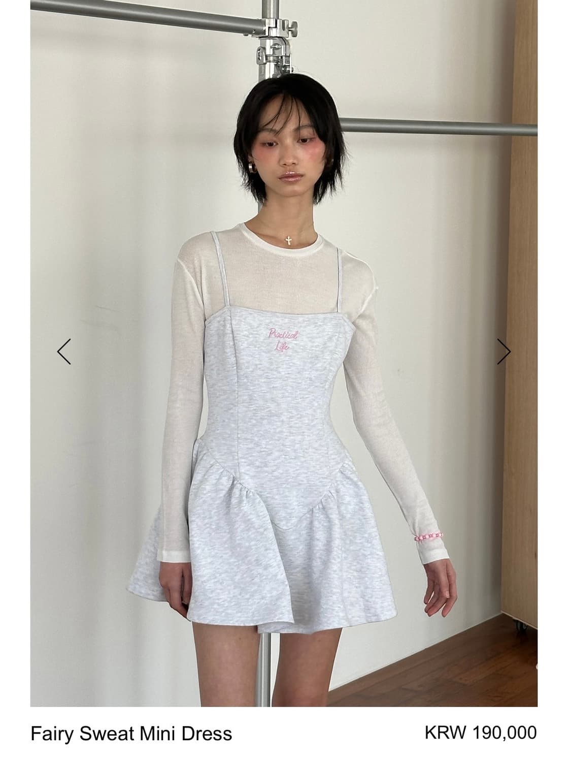PR Fairy Sweat Mini Dress 새상품 상품이미지1