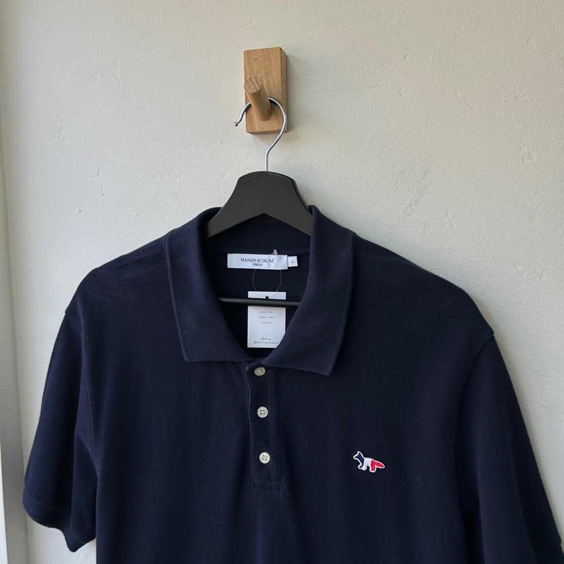 16713 - 메종키츠네 트리컬러 반팔 카라티 상품이미지1