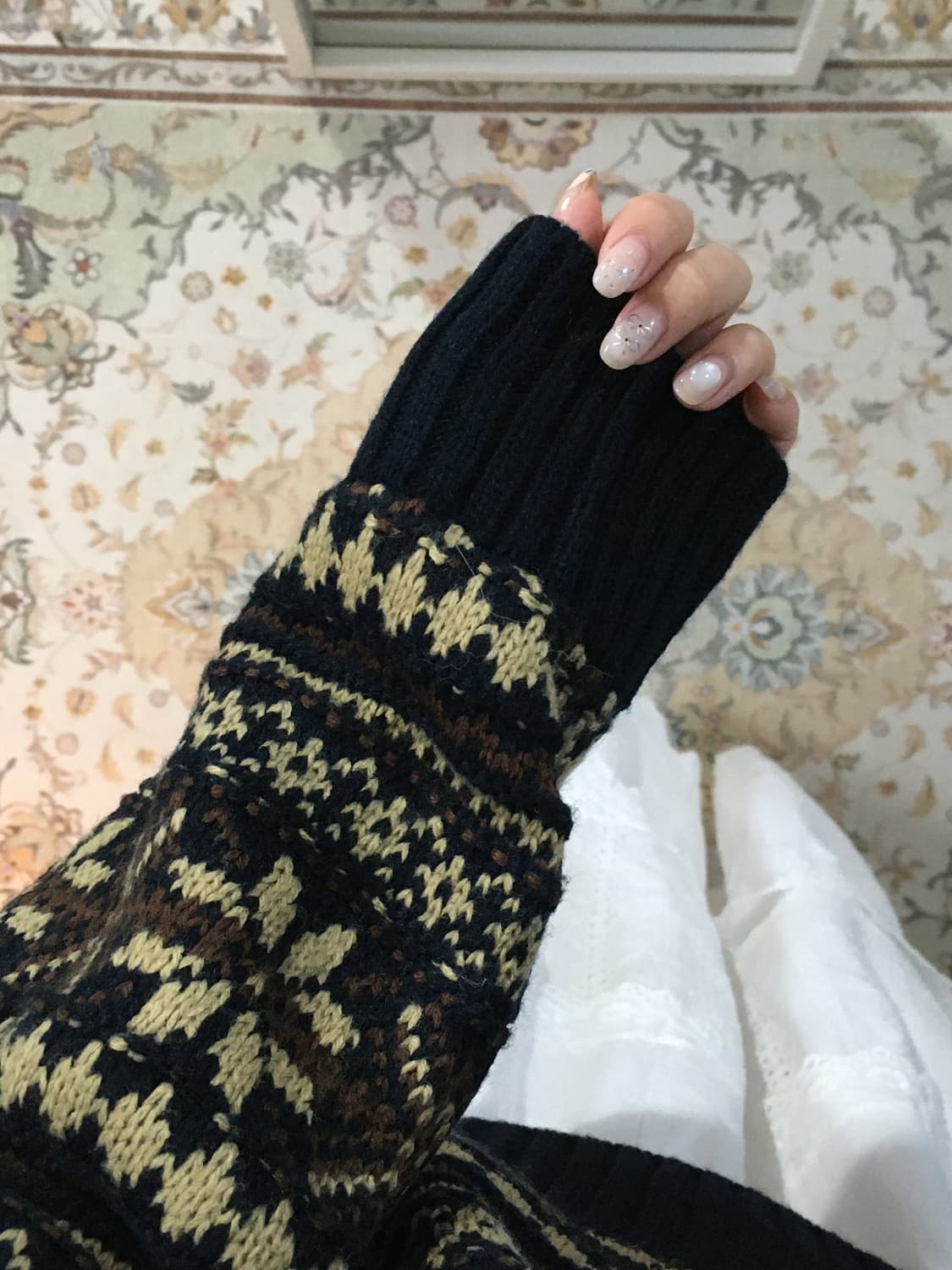 다크브라운 노르딕 니트 상품이미지4