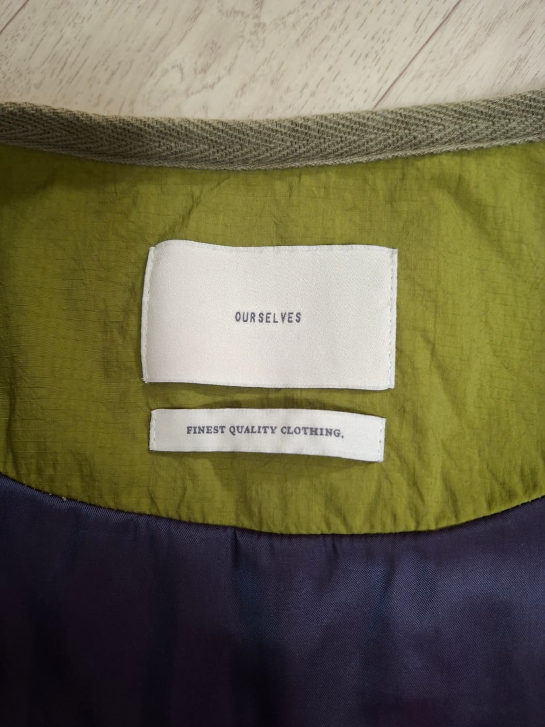 [1] 아워셀브스 워시드 밀 라이너 자켓 더스티올리브 아워셀브즈 상품이미지6