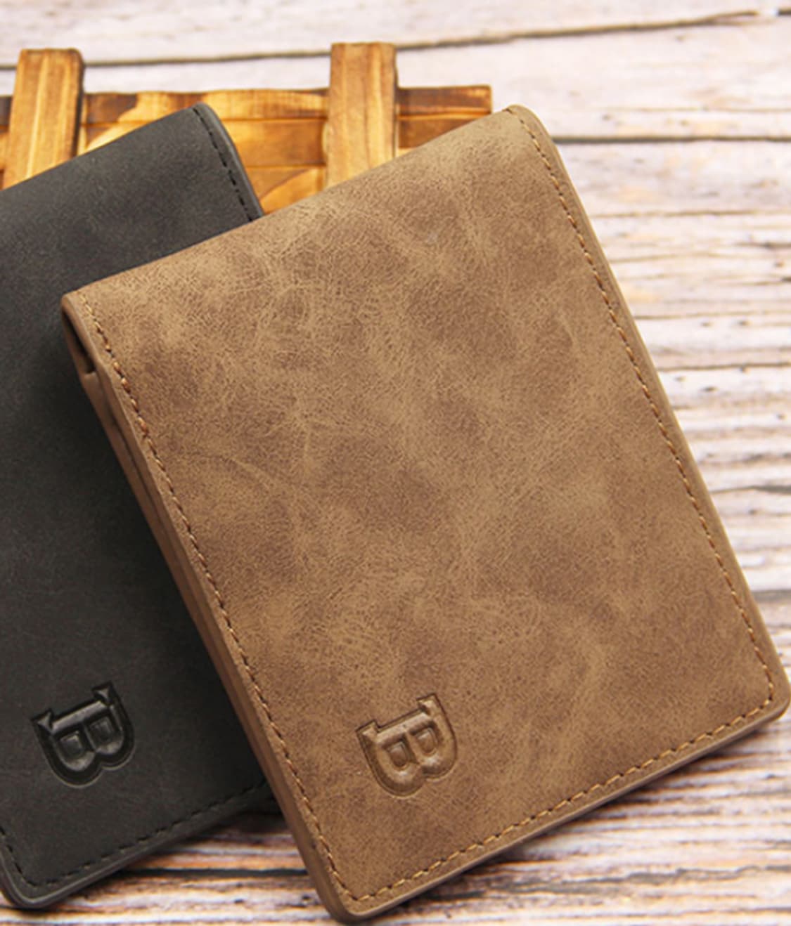 남성용 스웨이드 반지갑 판매 상품이미지2