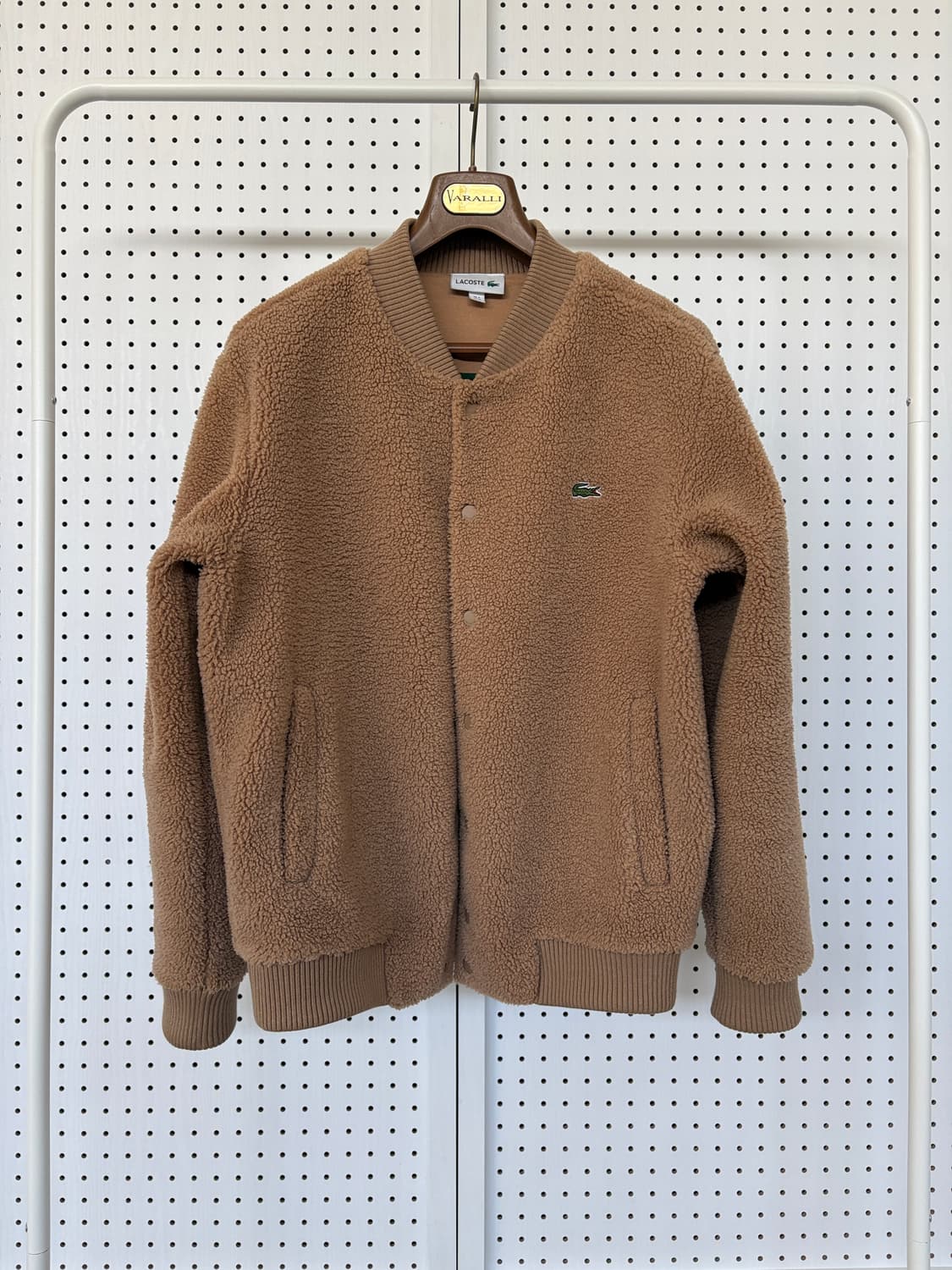 라코스테 뽀글이 플리스 봄버 자켓 M 상품이미지1