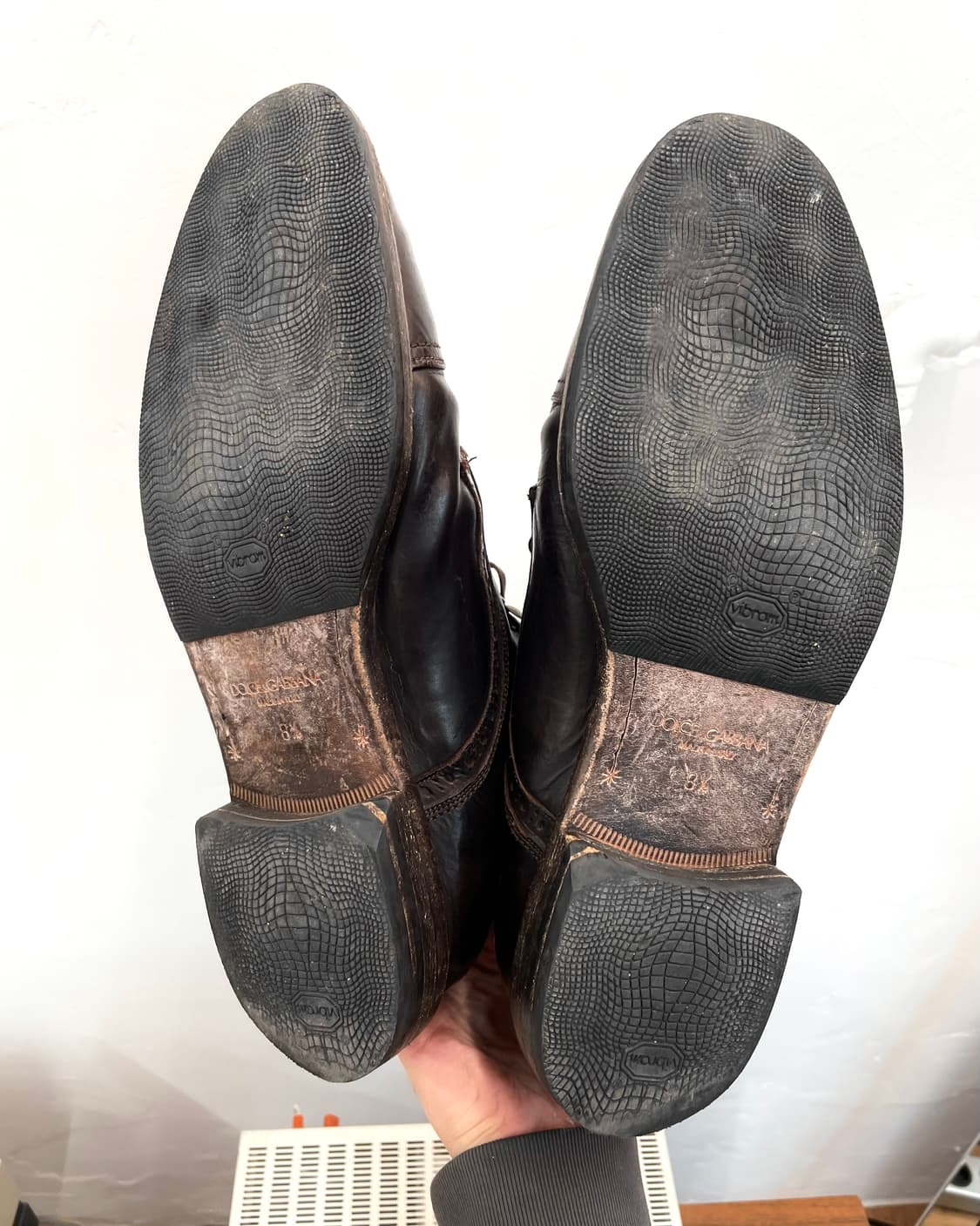 [275] 돌채앤가바나 브라운 레더 부츠 상품이미지10