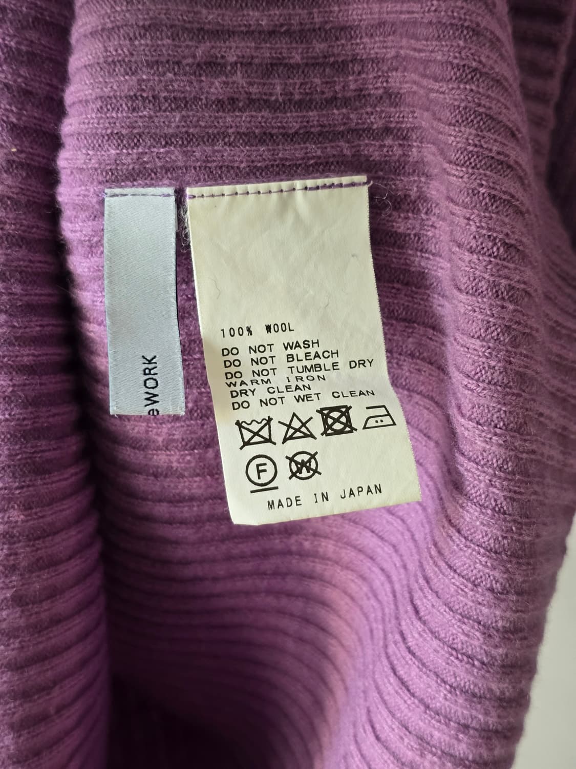 framework 울100 슬림 골지 니트 상품이미지4