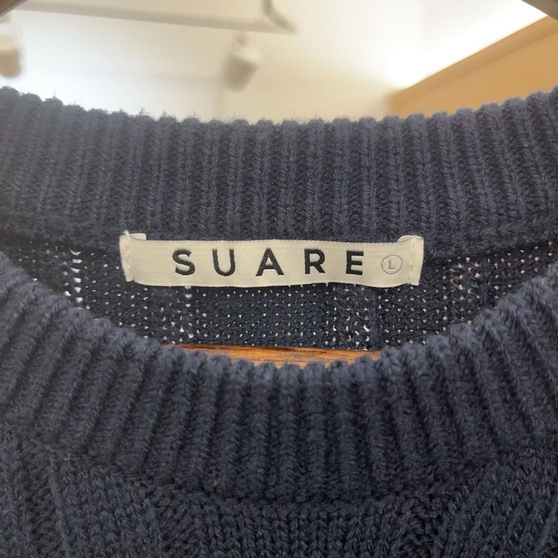수아레 모던 캐주얼 케이블 꽈배기 니트 L C08919 상품이미지5