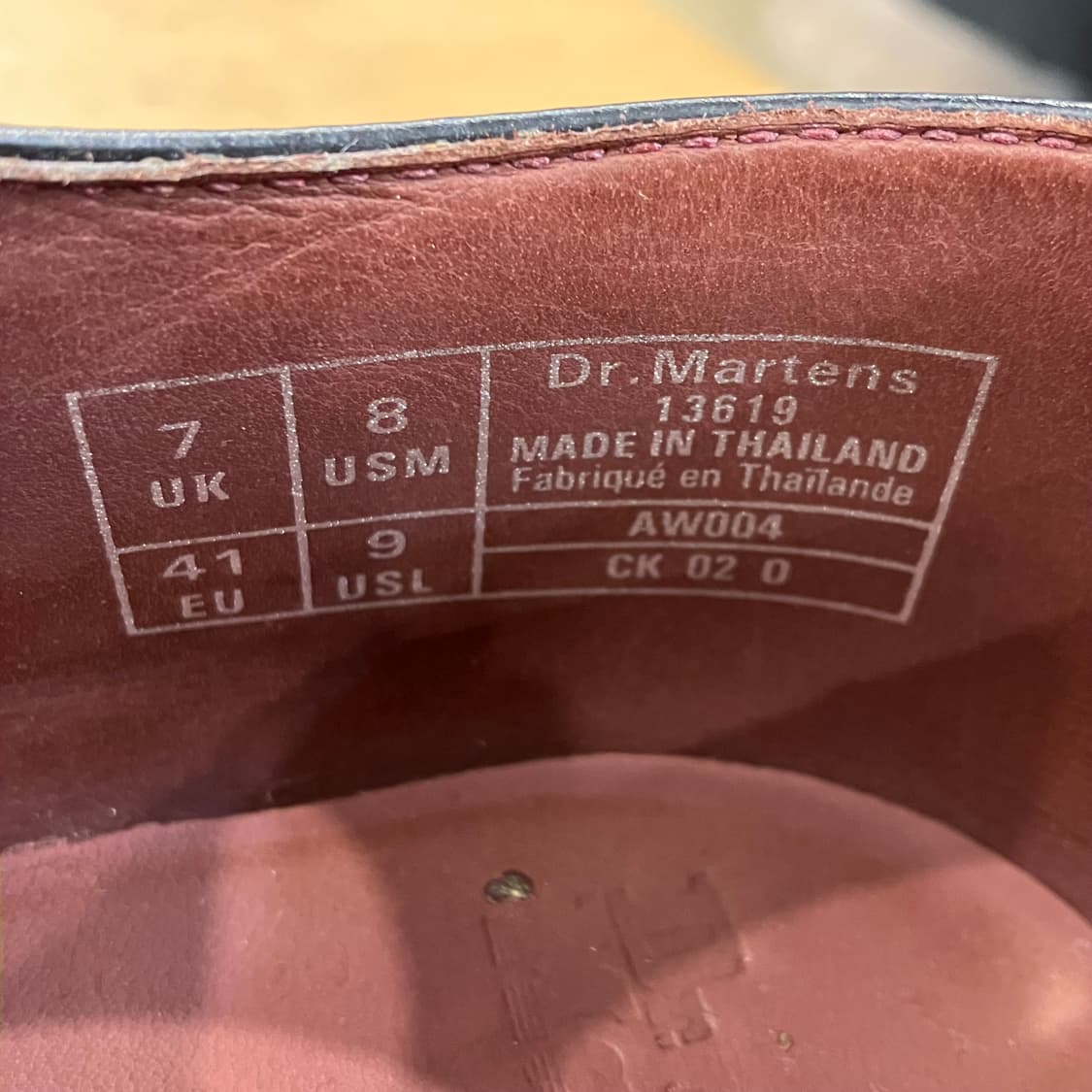 [260mm] 닥터마틴 13618 5홀 윙팁 더비슈즈 상품이미지6